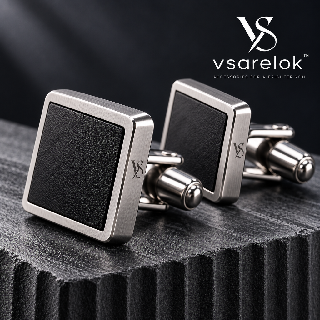 vsarelok™ AeroQuad CNC Aircraft Alloy Architectural Ceramic Cufflinks