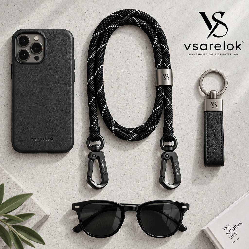 vsarelok™ CrossStrap Heavy-Duty Woven Crossbody Wearable Accent Lanyard