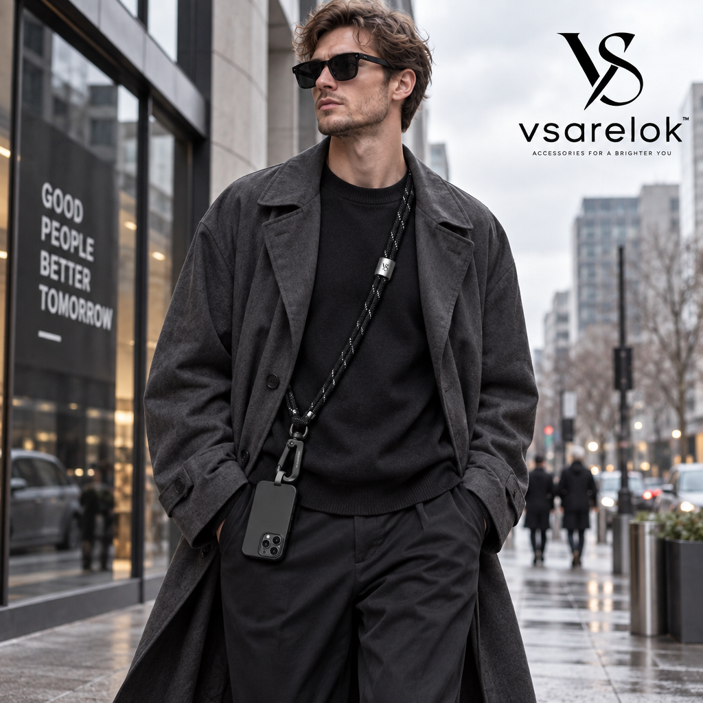 vsarelok™ CrossStrap Heavy-Duty Woven Crossbody Wearable Accent Lanyard